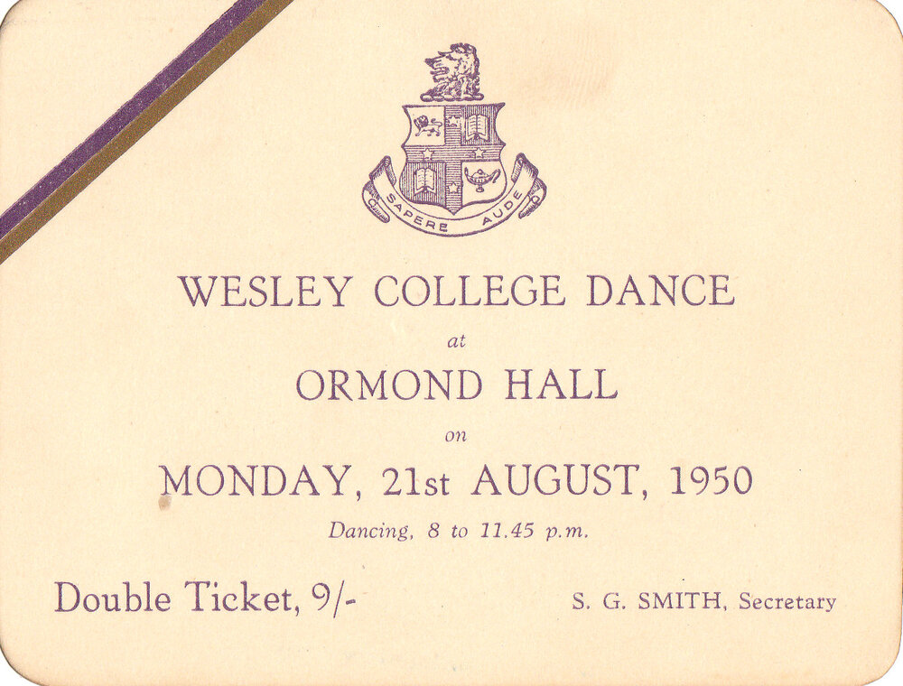 Wesley Dance Invitation