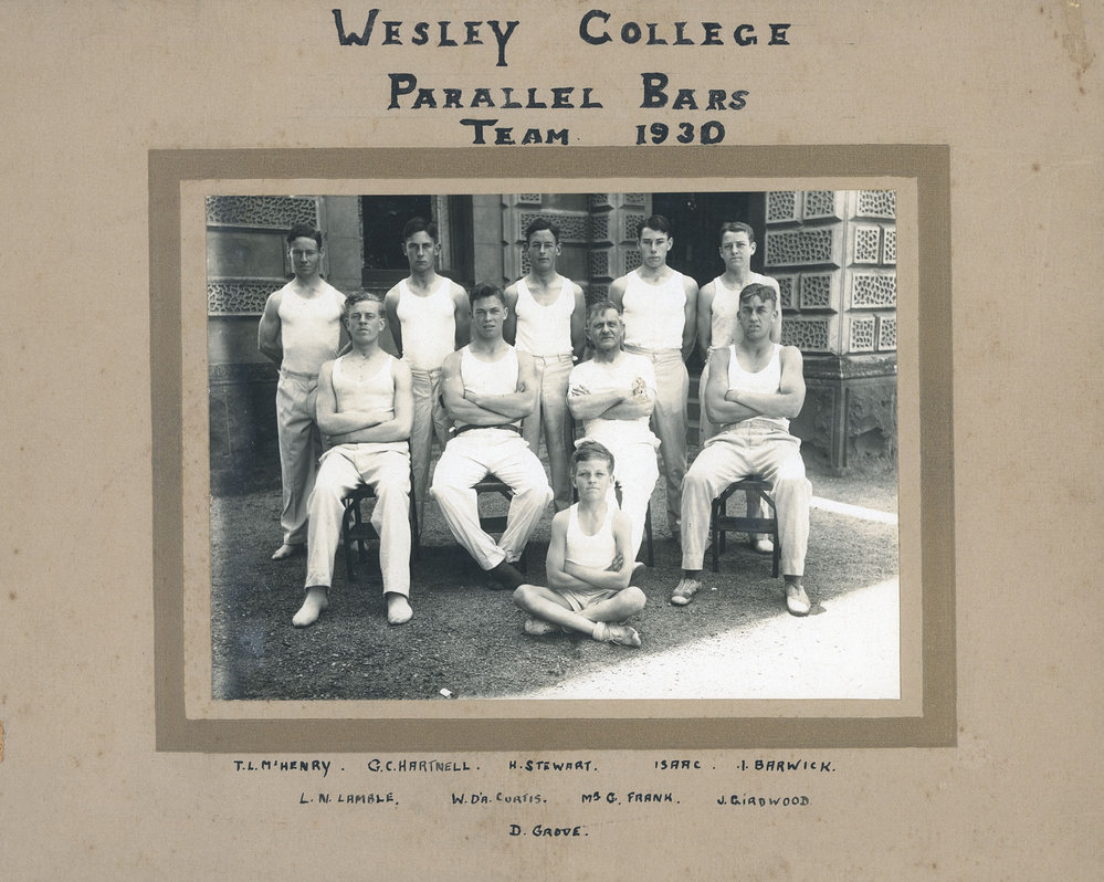 Athletics Team 1930 Parallel Bars