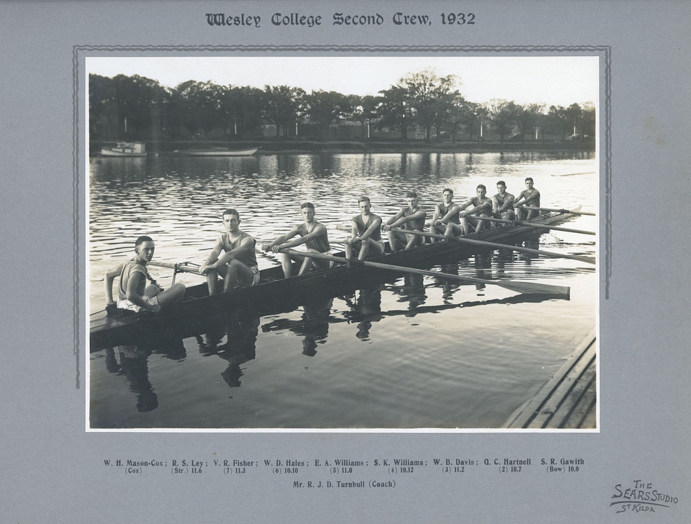 Wesley College Second Crew 1932