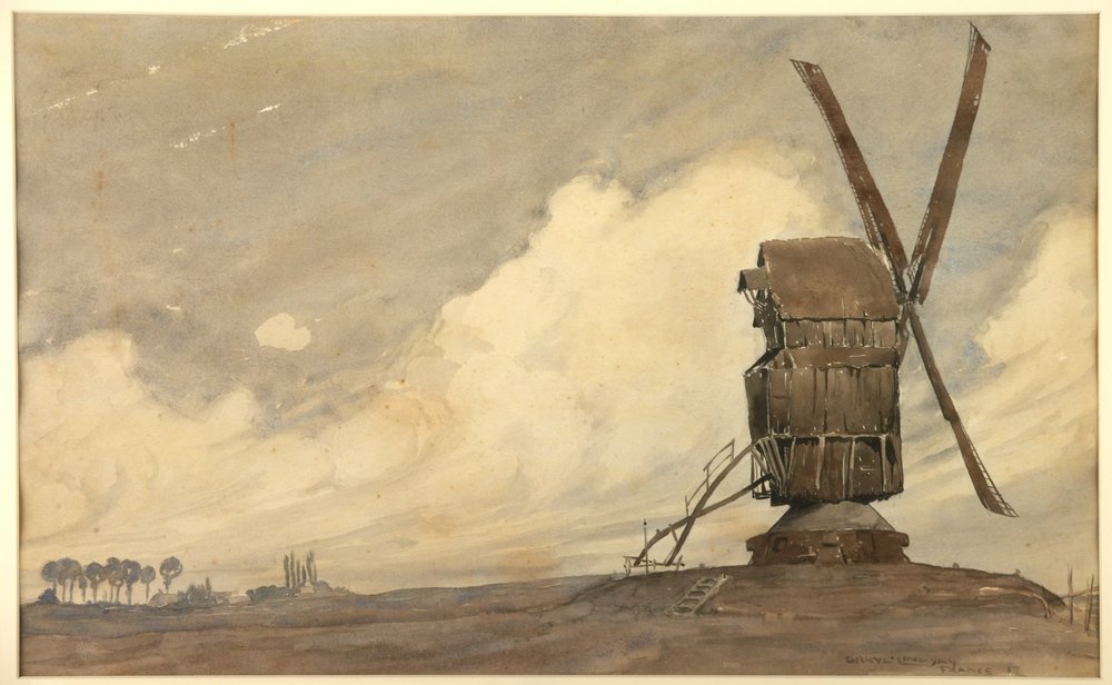 Windmill At Hand Point, France