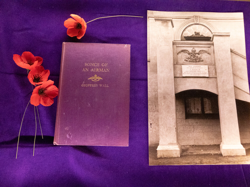 Wall, Songs and memorial stairs into Adamson Hall
