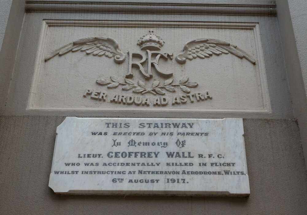 Geoffrey Wall RFC memorial