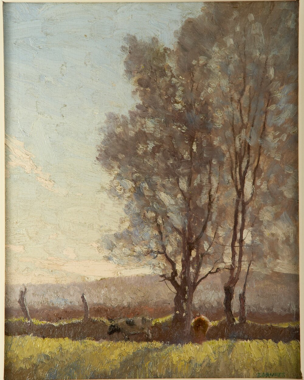 Cattle in Spring Landscape