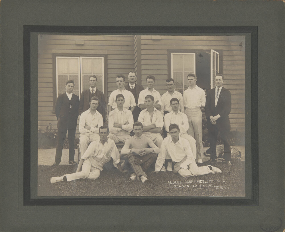 Cricket 1913-1914 Albert Park Wesley
