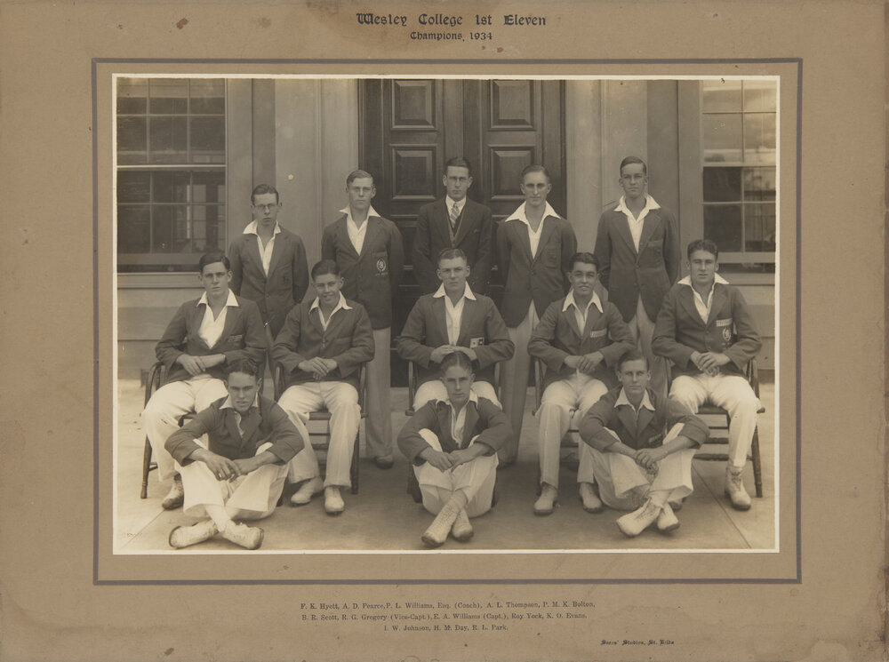 Cricket First XI 1934 Champions
