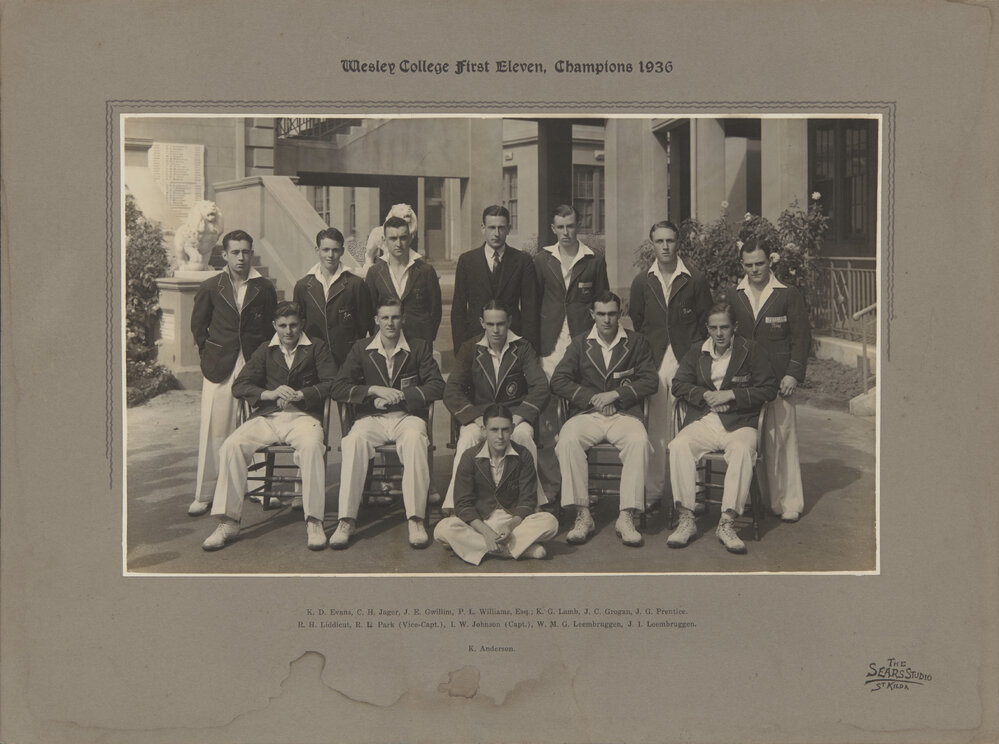 Cricket First XI 1936 Champions