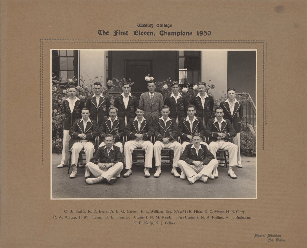 Cricket First XI 1950 Champions