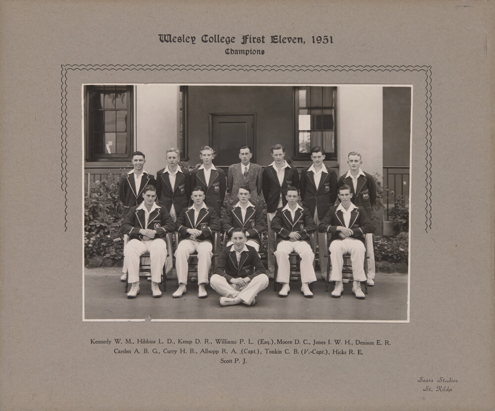 Cricket First XI 1951 Champions