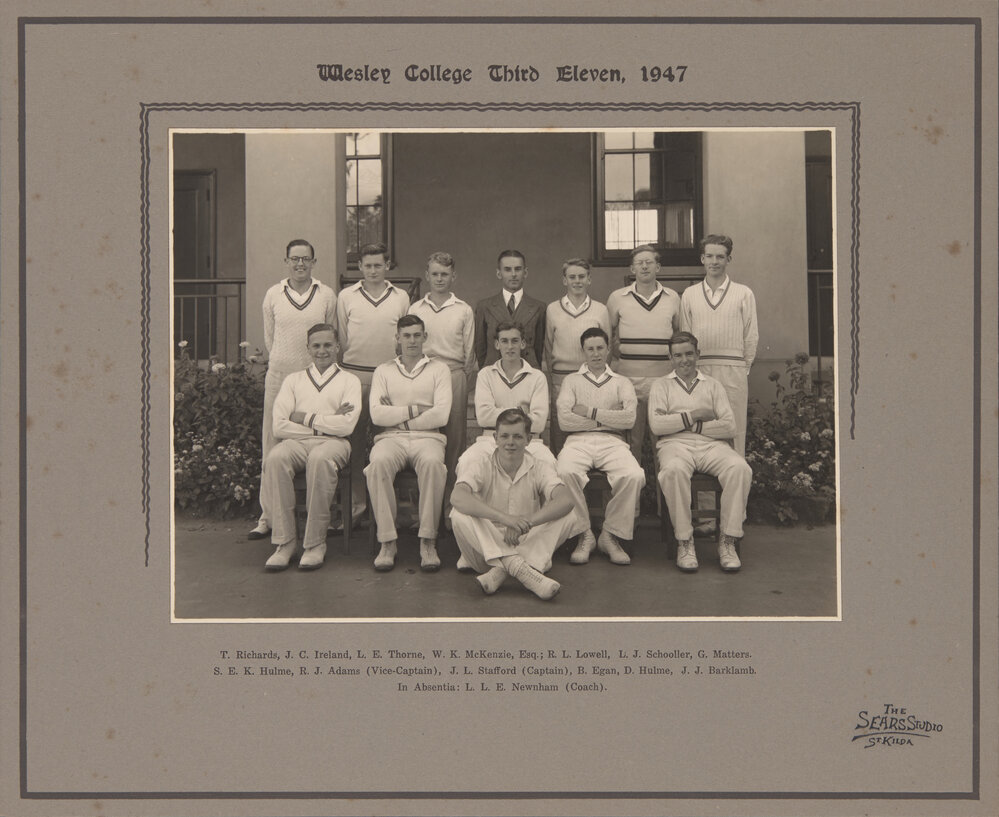 Cricket Third XI 1947
