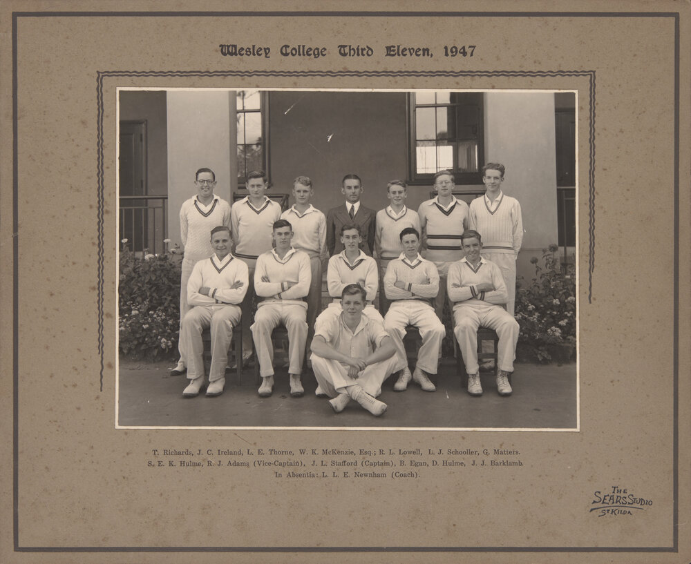 Cricket Third XI 1947