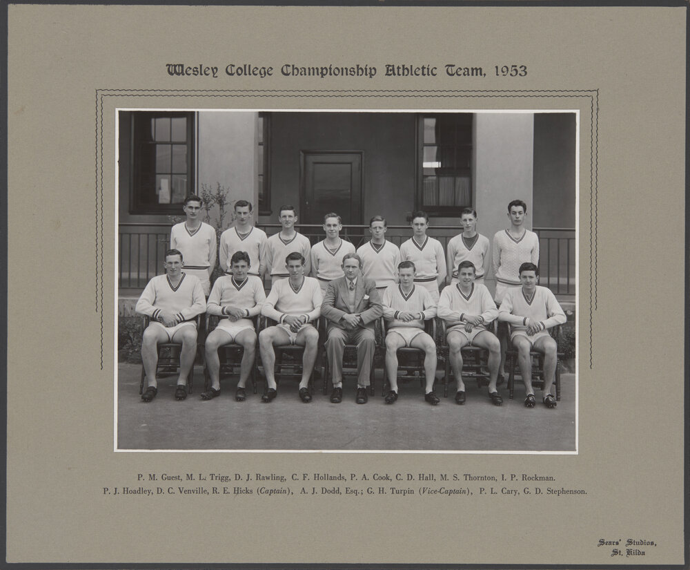 Athletics Team 1953, Championship