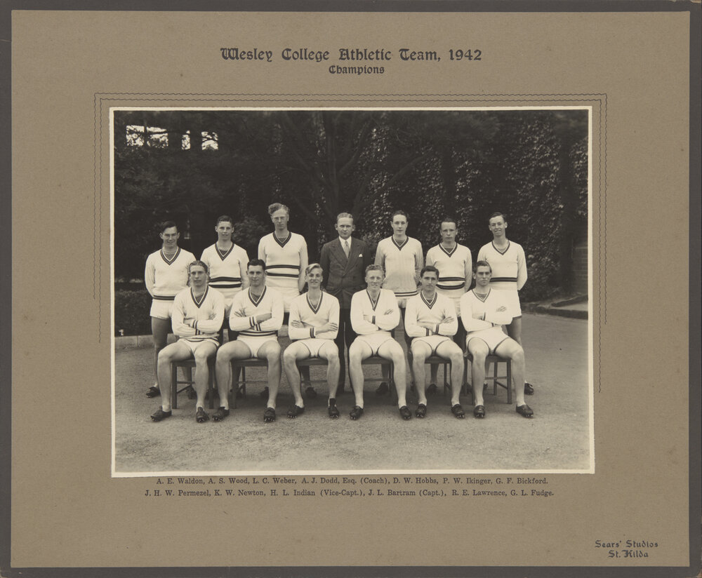 Athletics Team 1942, Champions