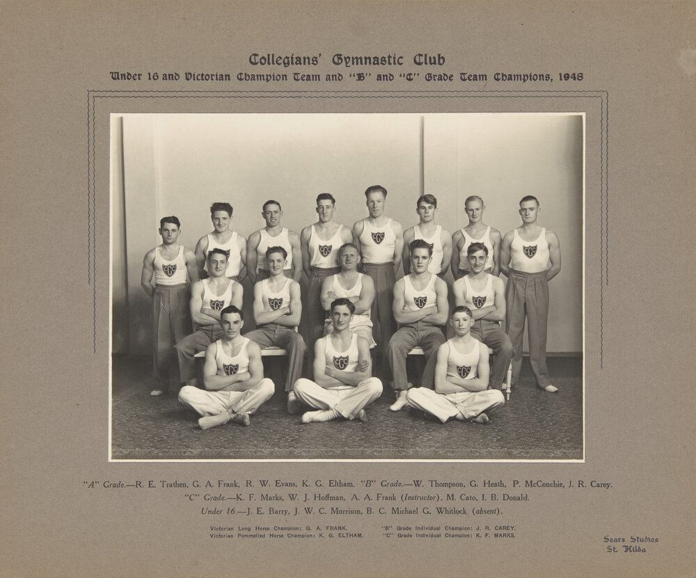 Athletics Collegians Gymnastic Club 1948, Champions