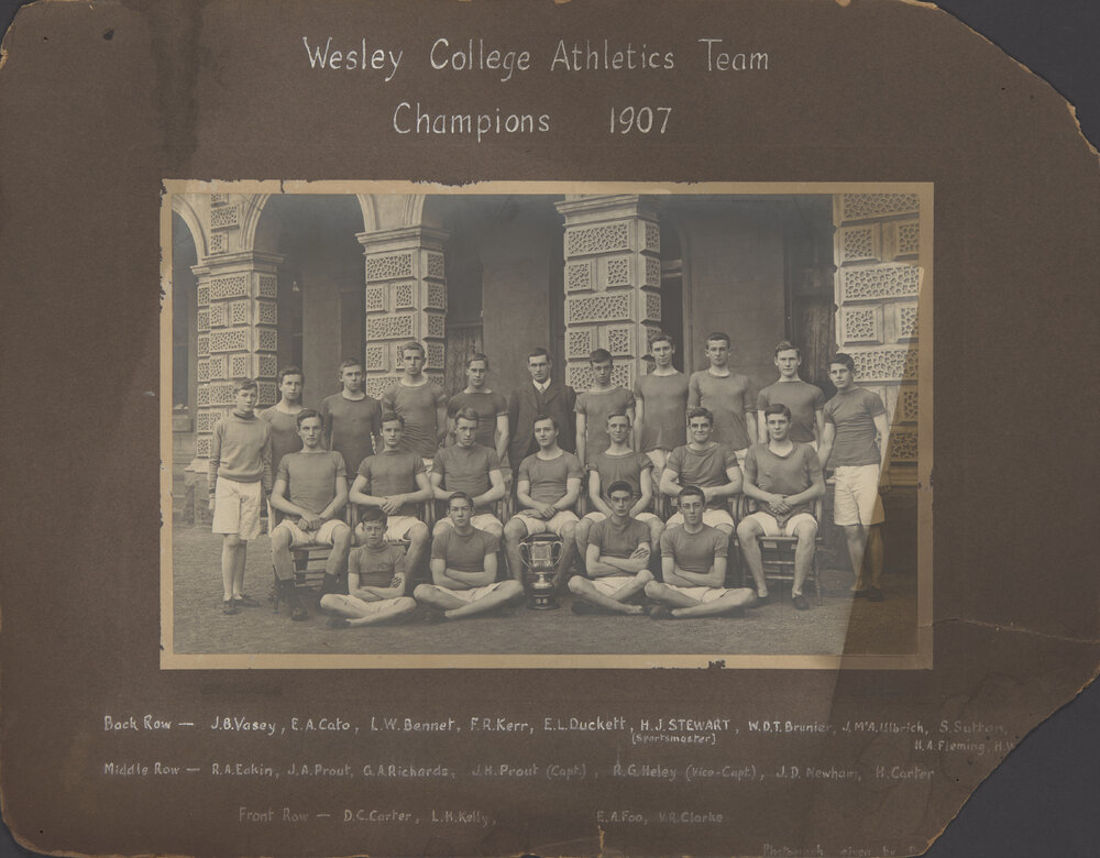 Athletics Team 1907 Champions