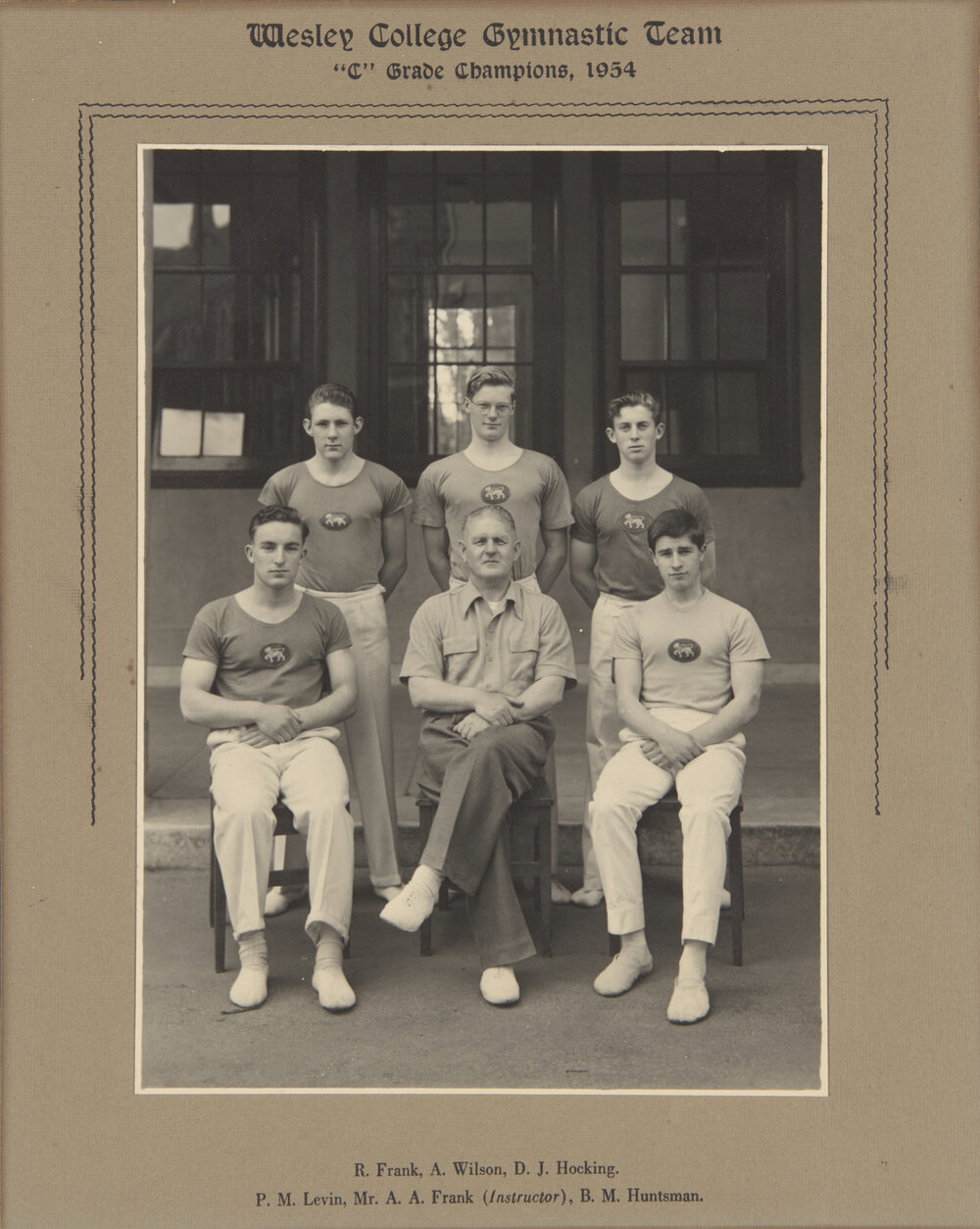 Athletics Gymnastic Team 1954 C Grade Champions