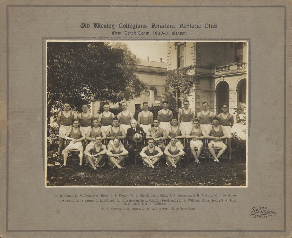 Athletics Team 1930-31 Collegians 