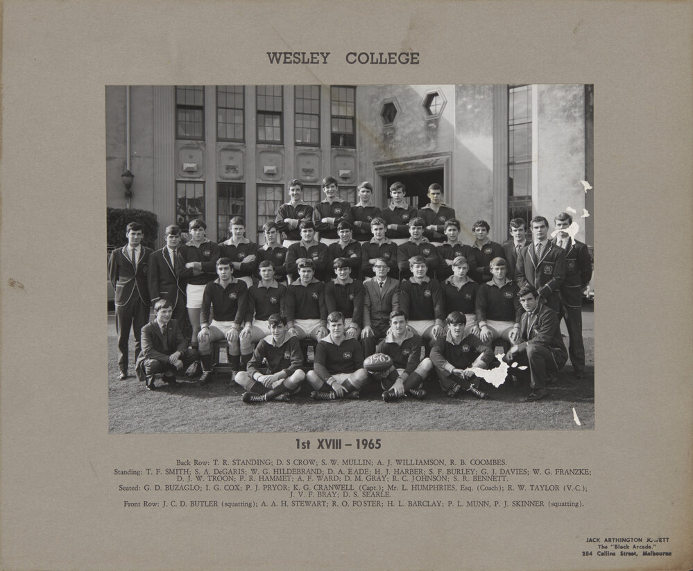 Football Firsts 1965