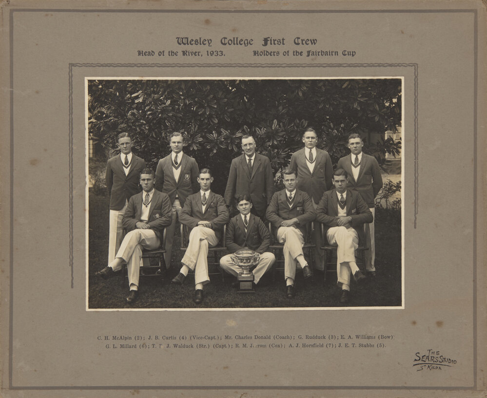 Rowing First Crew 1933 Head of the River