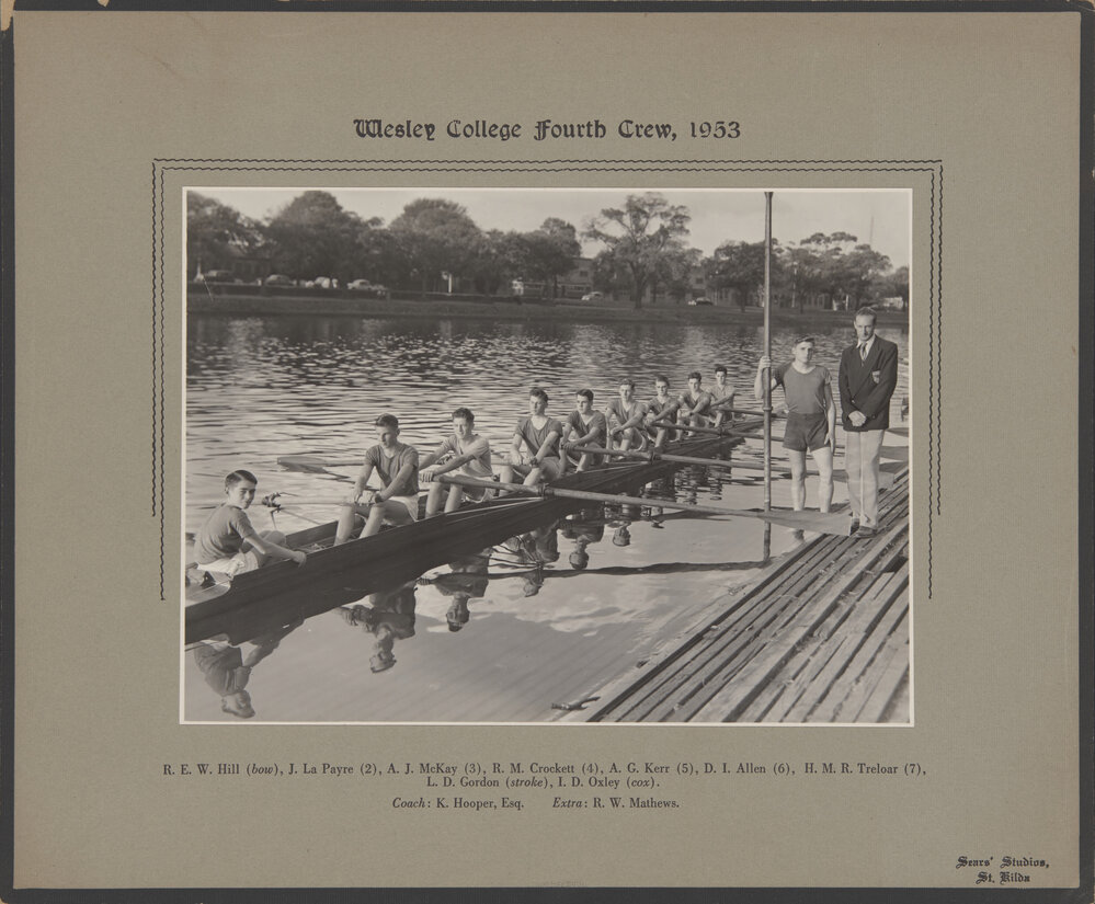 Rowing Fourth Crew 1953