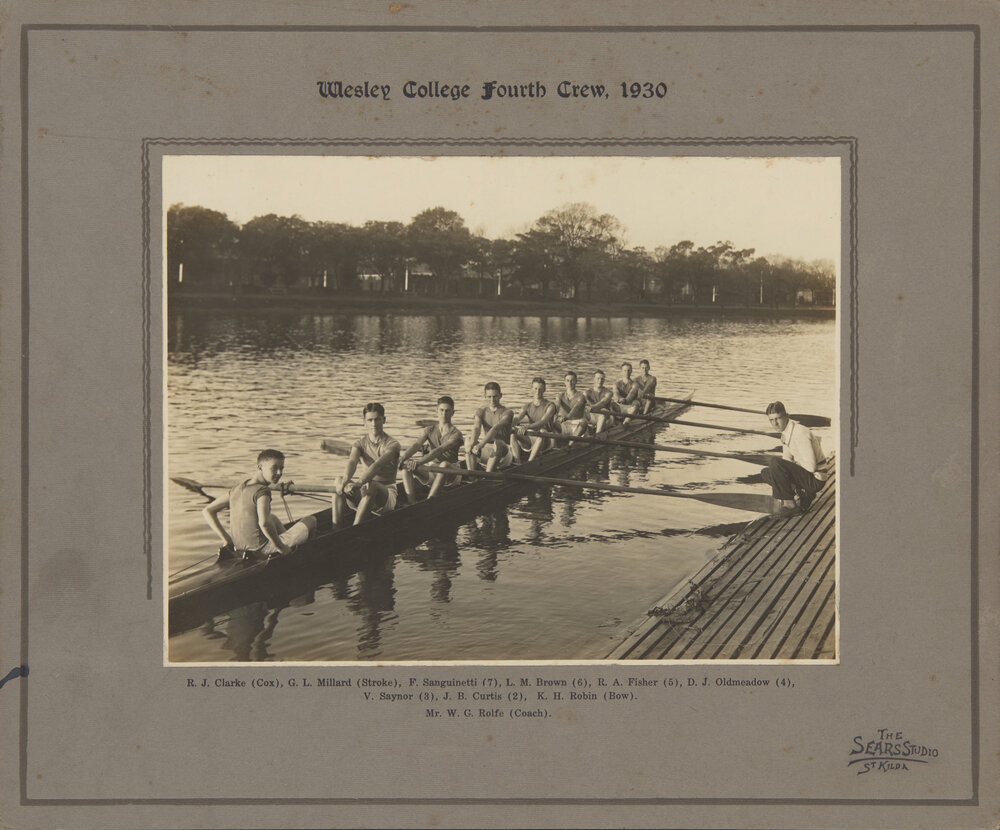 Rowing Fourth Crew 1930