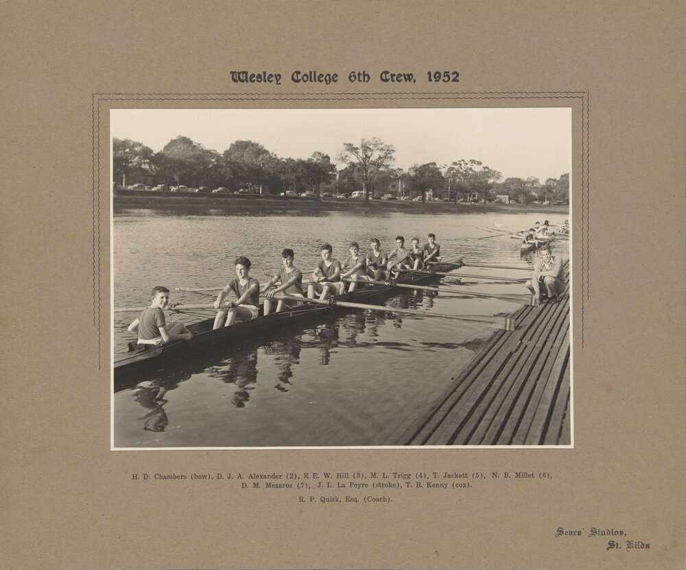 Rowing Sixth Crew 1952
