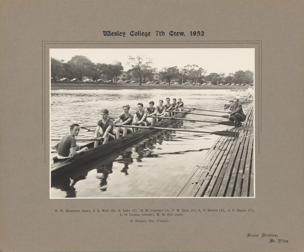 Rowing Seventh Crew 1952