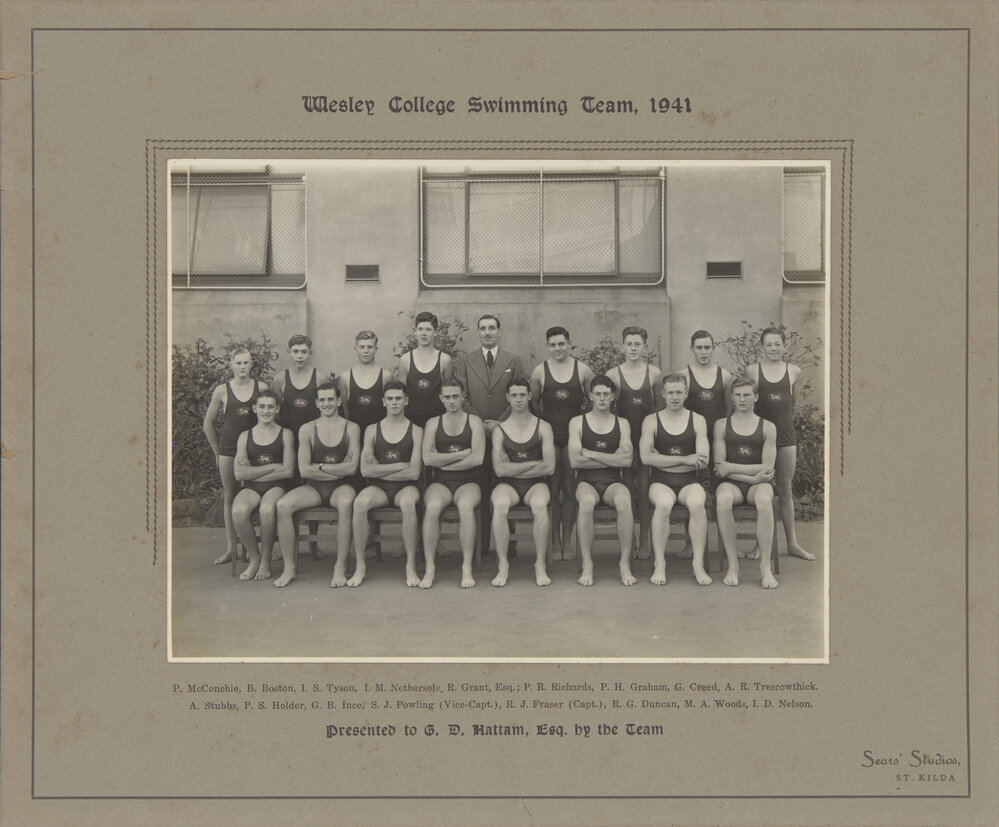 Swimming team 1941