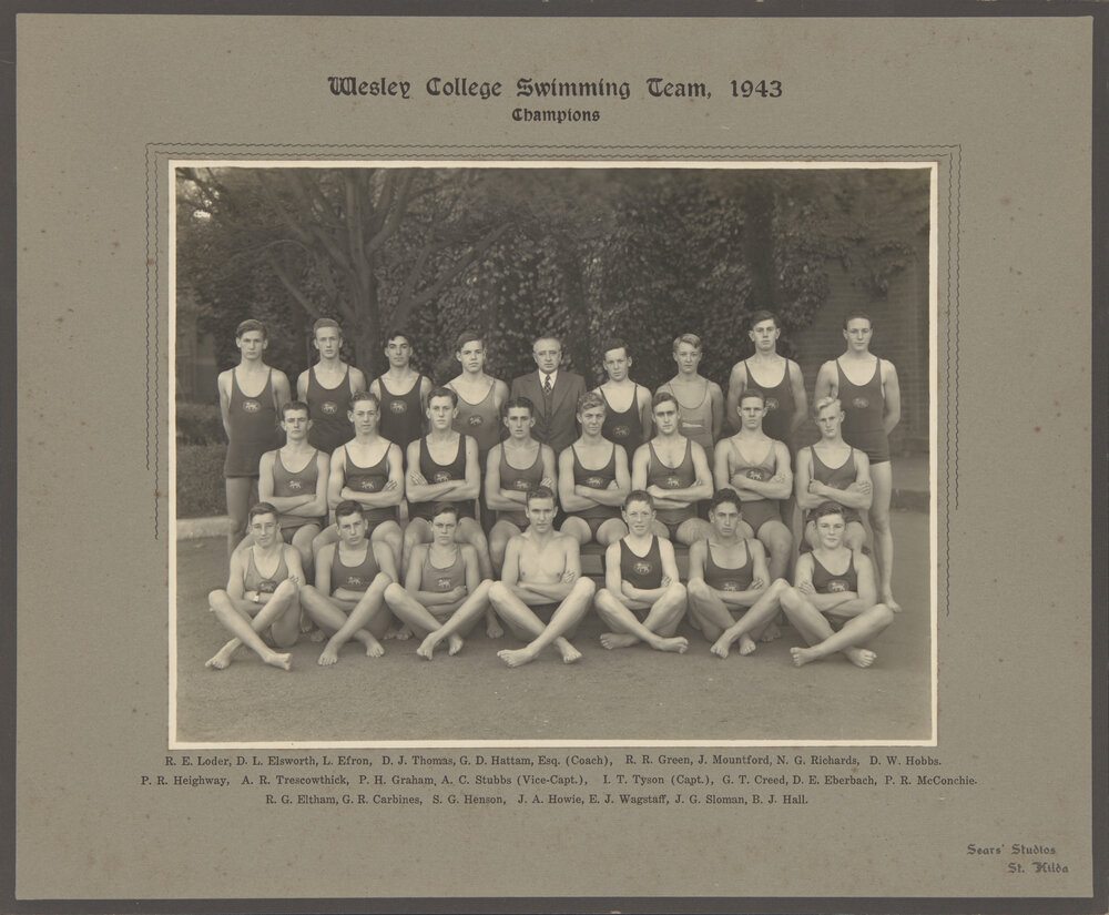 Swimming team 1943 Champions