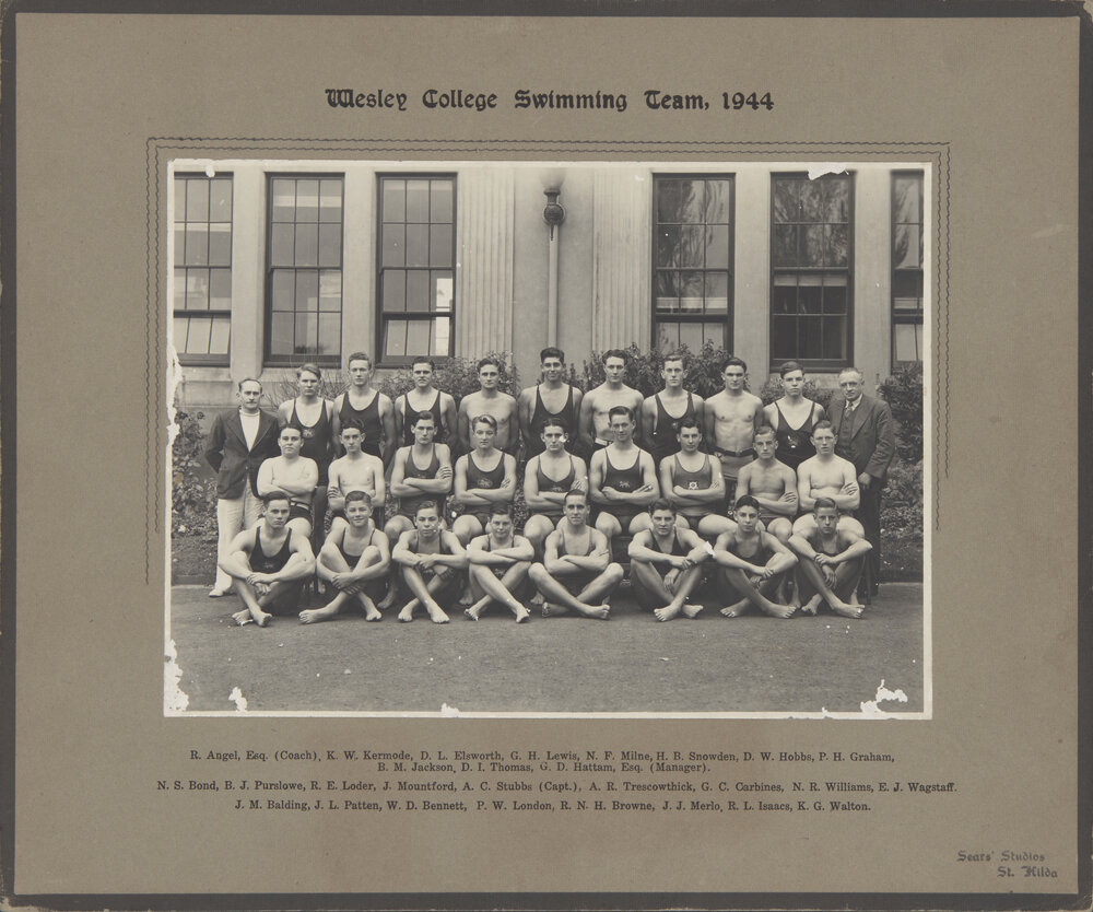 Swimming team 1944