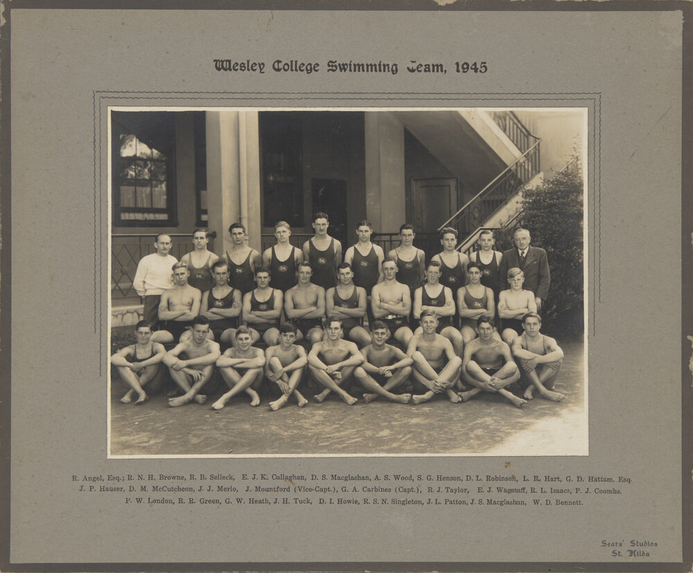 Swimming team 1945