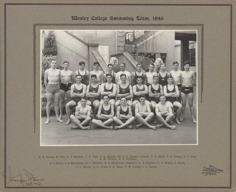 Swimming team 1946
