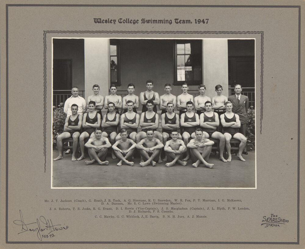 Swimming team 1947