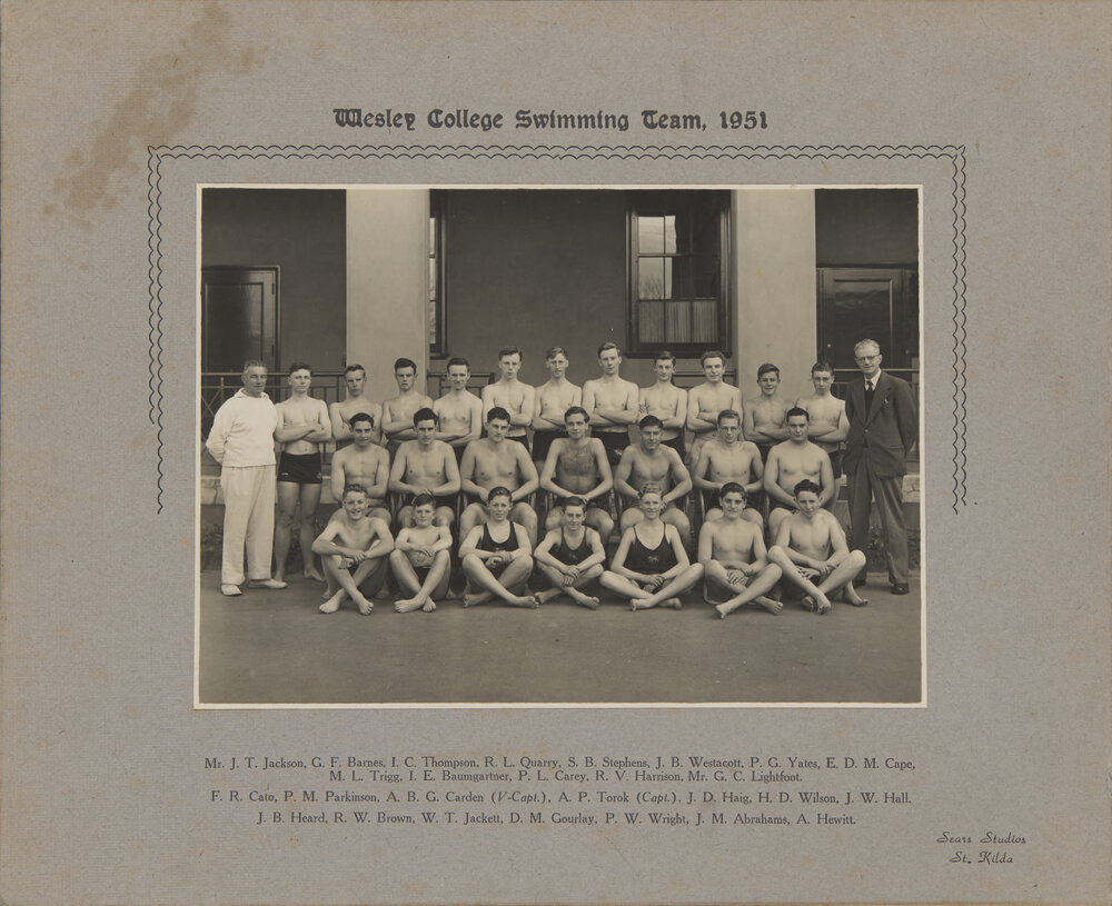 Swimming team 1951