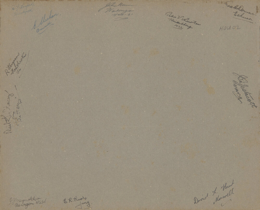 Boarders 1951 back of image