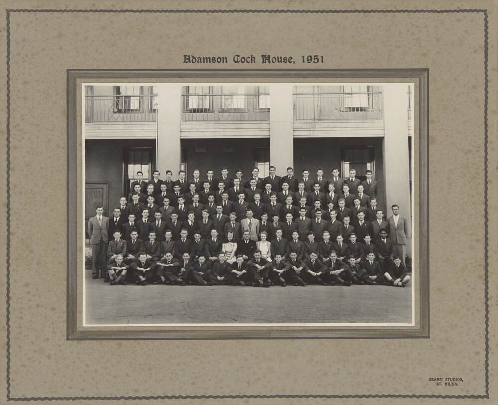 Boarders 1951 Adamson 'Cock House'