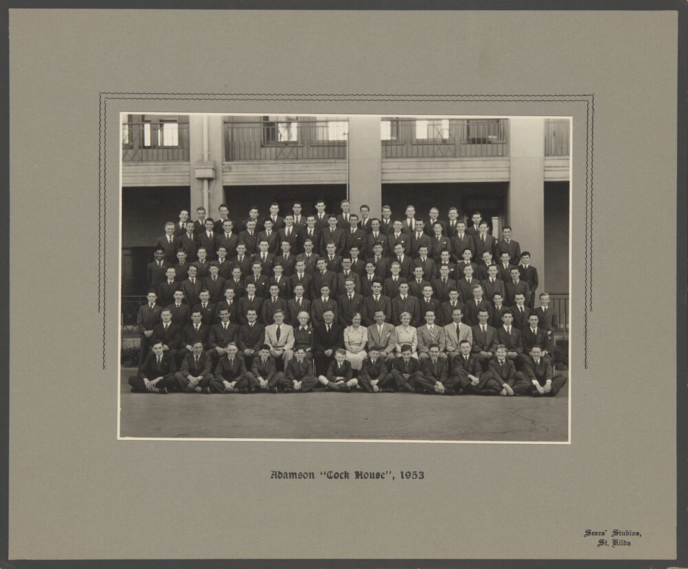 Boarders 1953 Adamson 'Cock House'