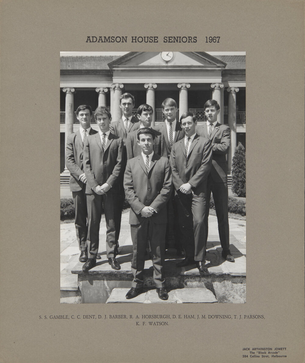 Boarders 1967 Adamson House Seniors