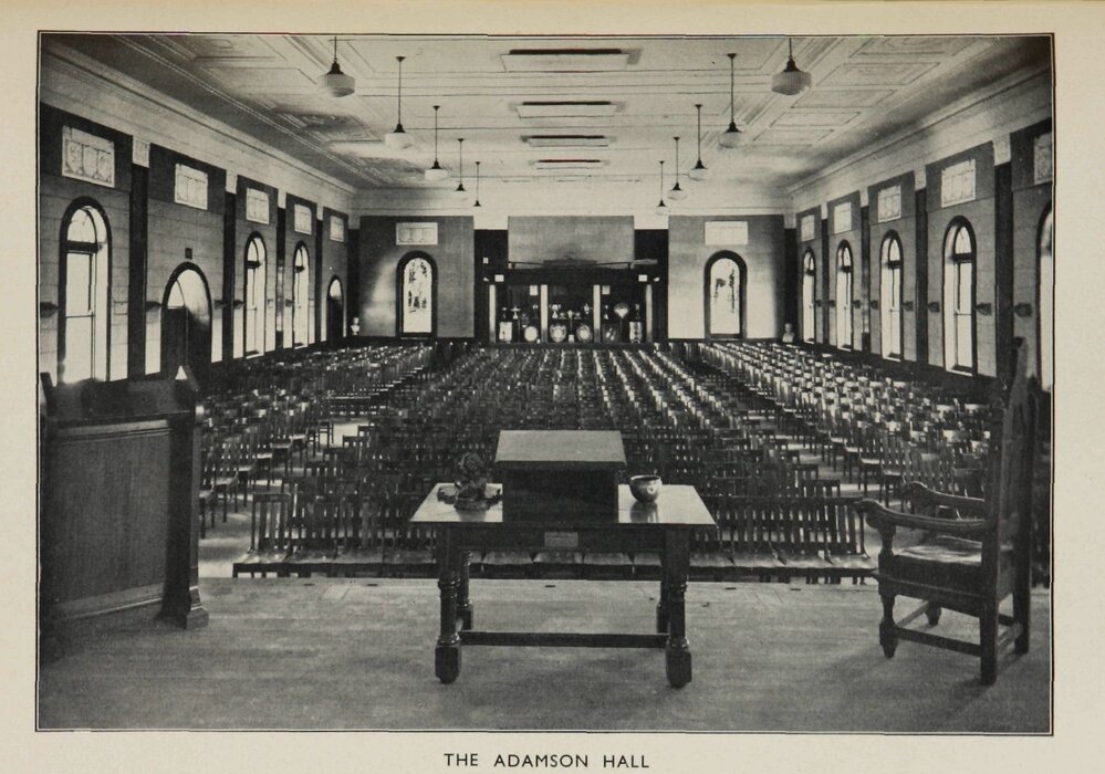 Adamson Hall Interior remodeled in the 1930s