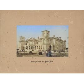 Earliest view of Wesley College 1869