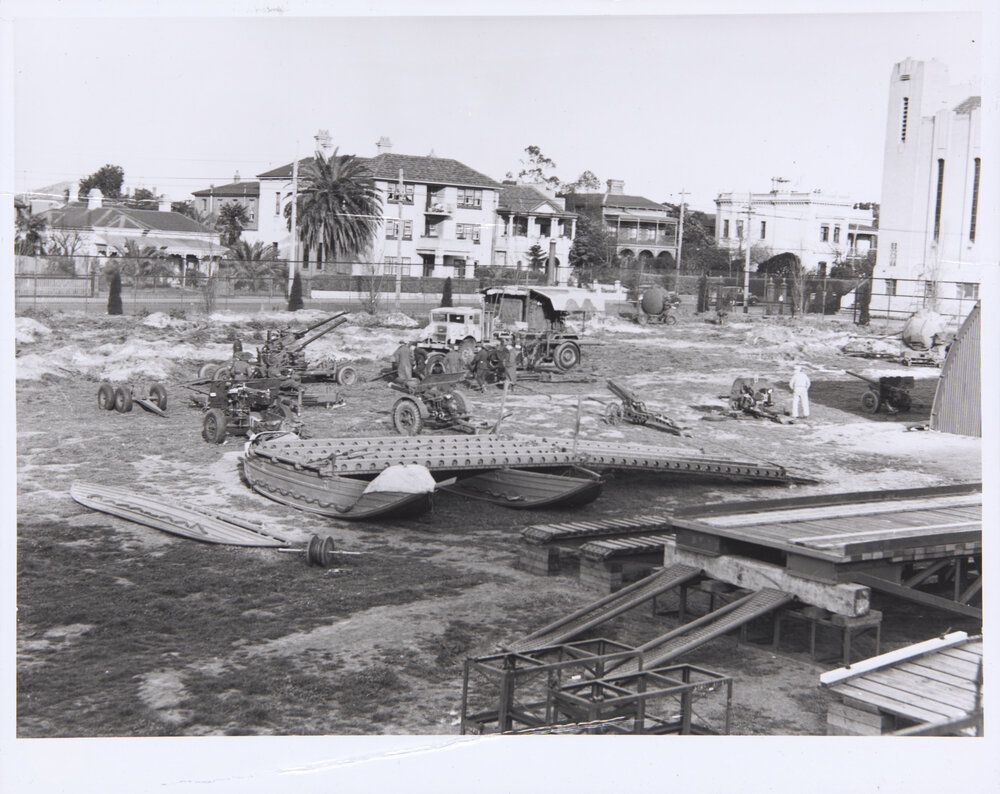 Back turf during World War II