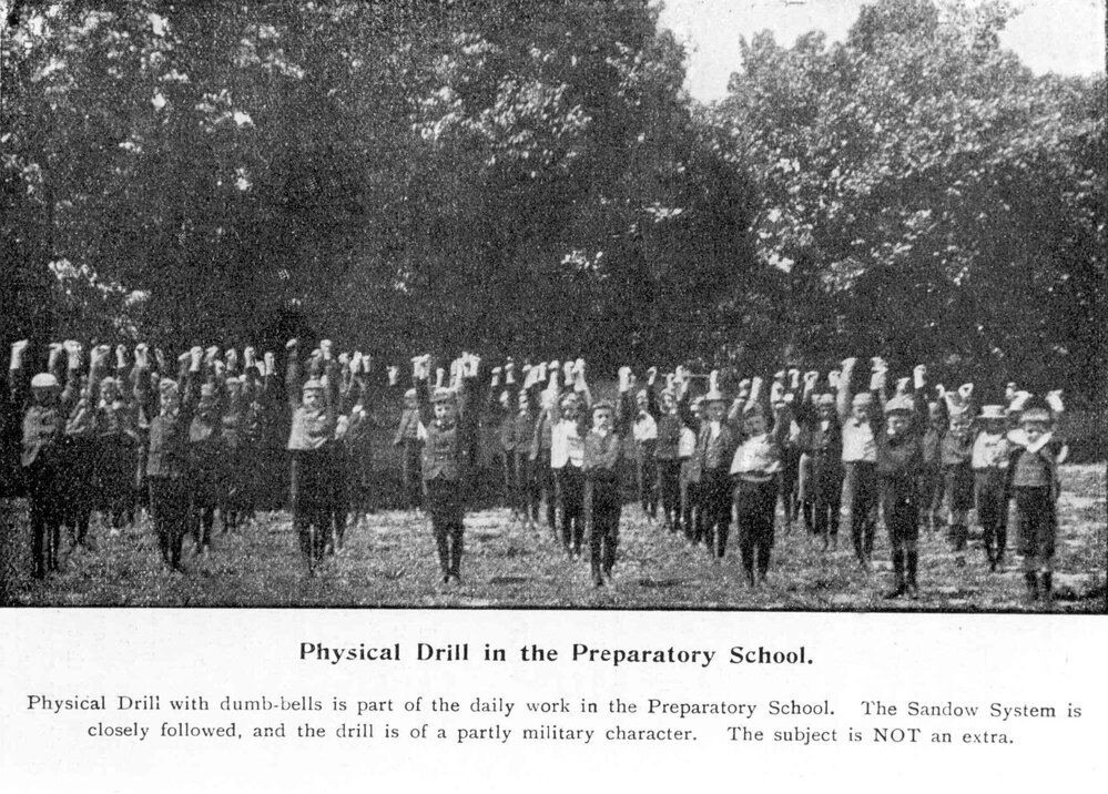Physical Drill in the Preparatory School 1903