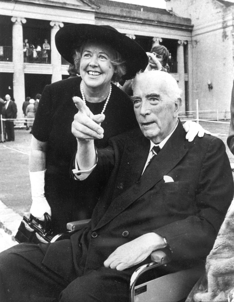 Sir Robert Menzies and Dame Zara Bate 1973