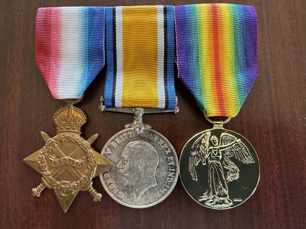 Military medals of Walter Raw