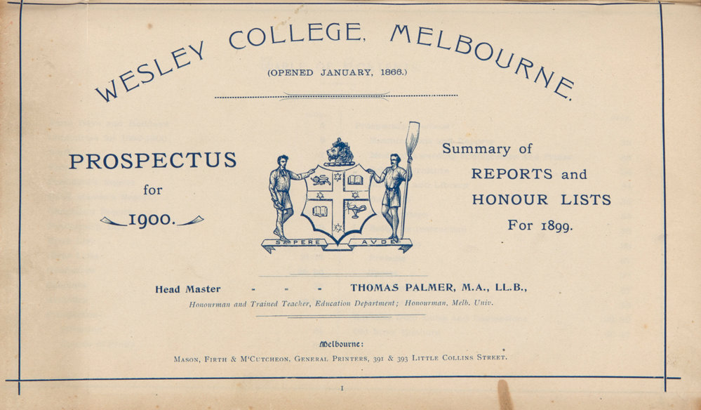 Prospectus 1900