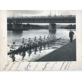 Wesley College Crew - Head of the River 1933