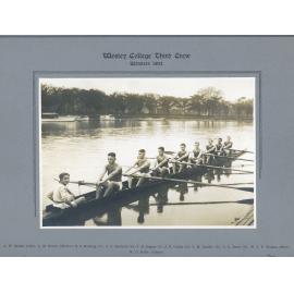 Wesley College Third Crew 1931