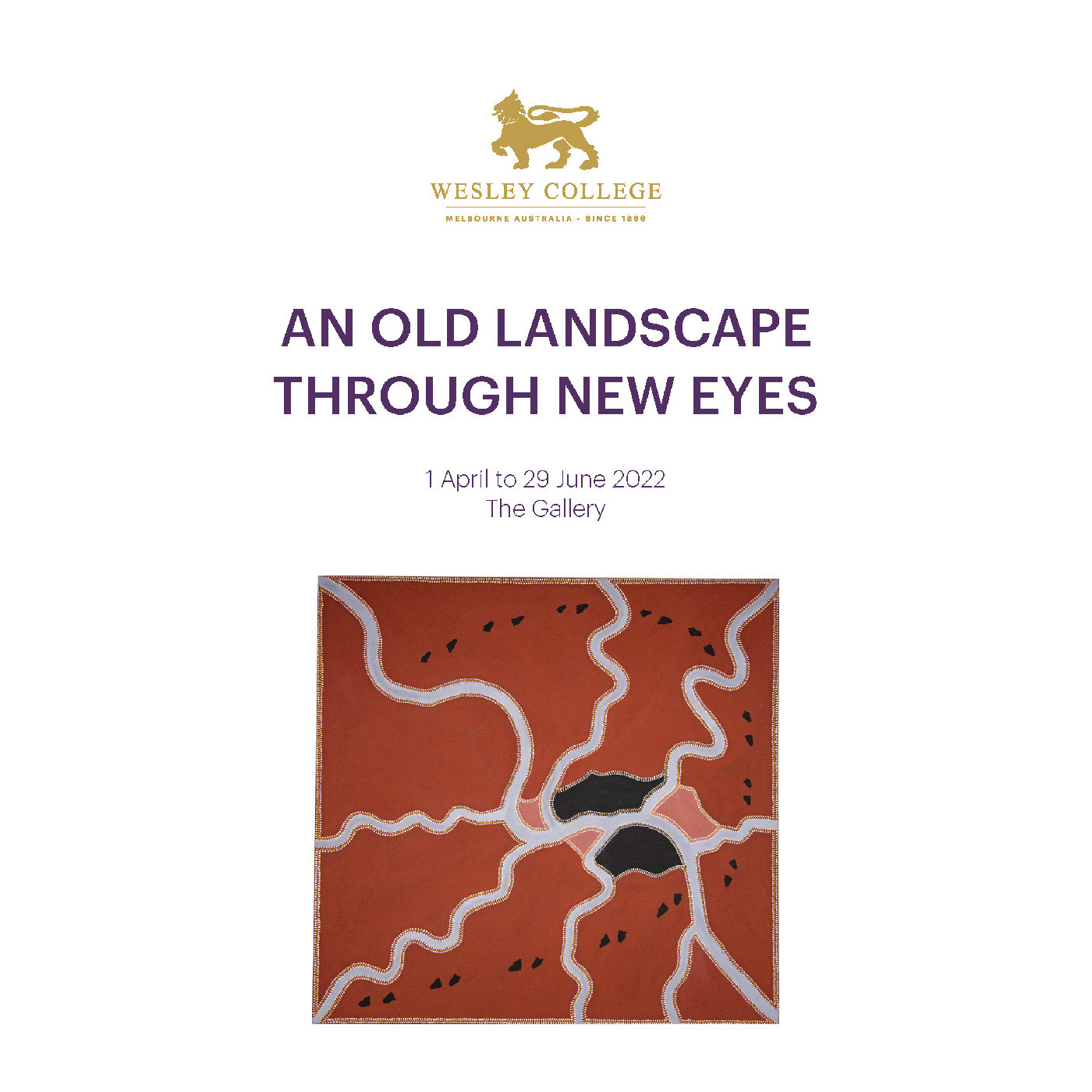 An Old Landscape Through New Eyes - Exhibit Brochure