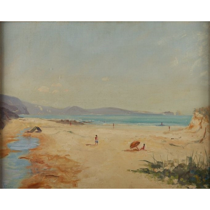 Figures on the Beach