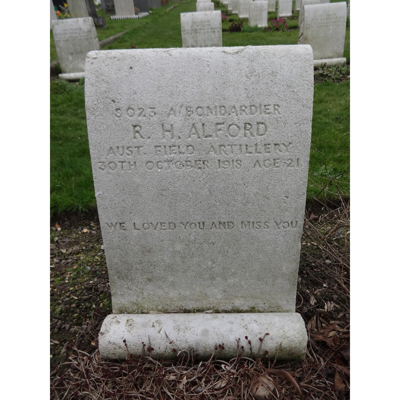 Alford, Roy Hensley OW(1911)