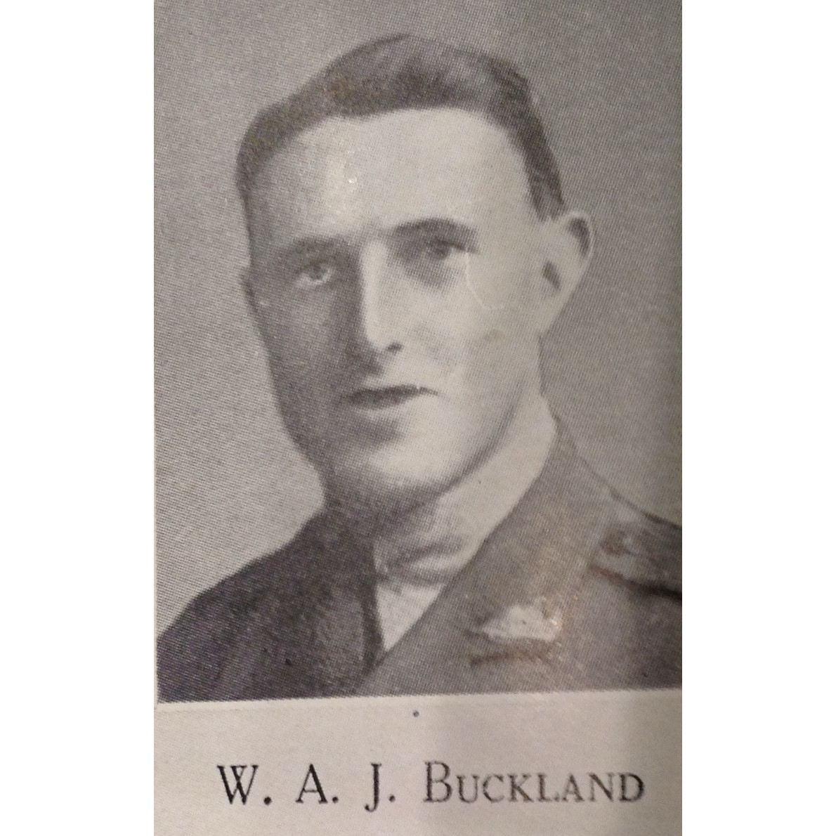 Buckland, William Alexander John OW(1907)